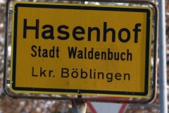 Ortsschild Hasenhof